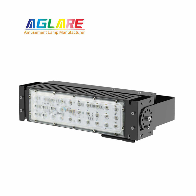 LED彩色投光灯 带？50W变色RGB泛光灯