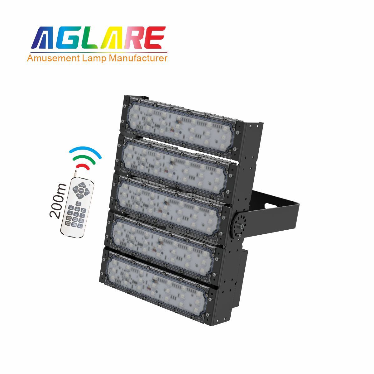 250W LED彩色投光灯RGB景观灯户表射灯带？仄