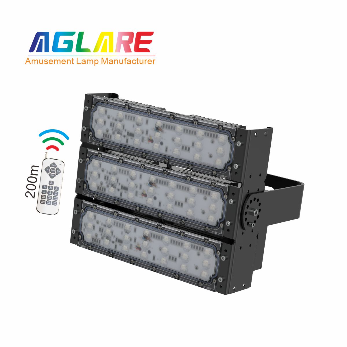 150W LED彩色泛光灯投光灯,变色户表射灯带？仄