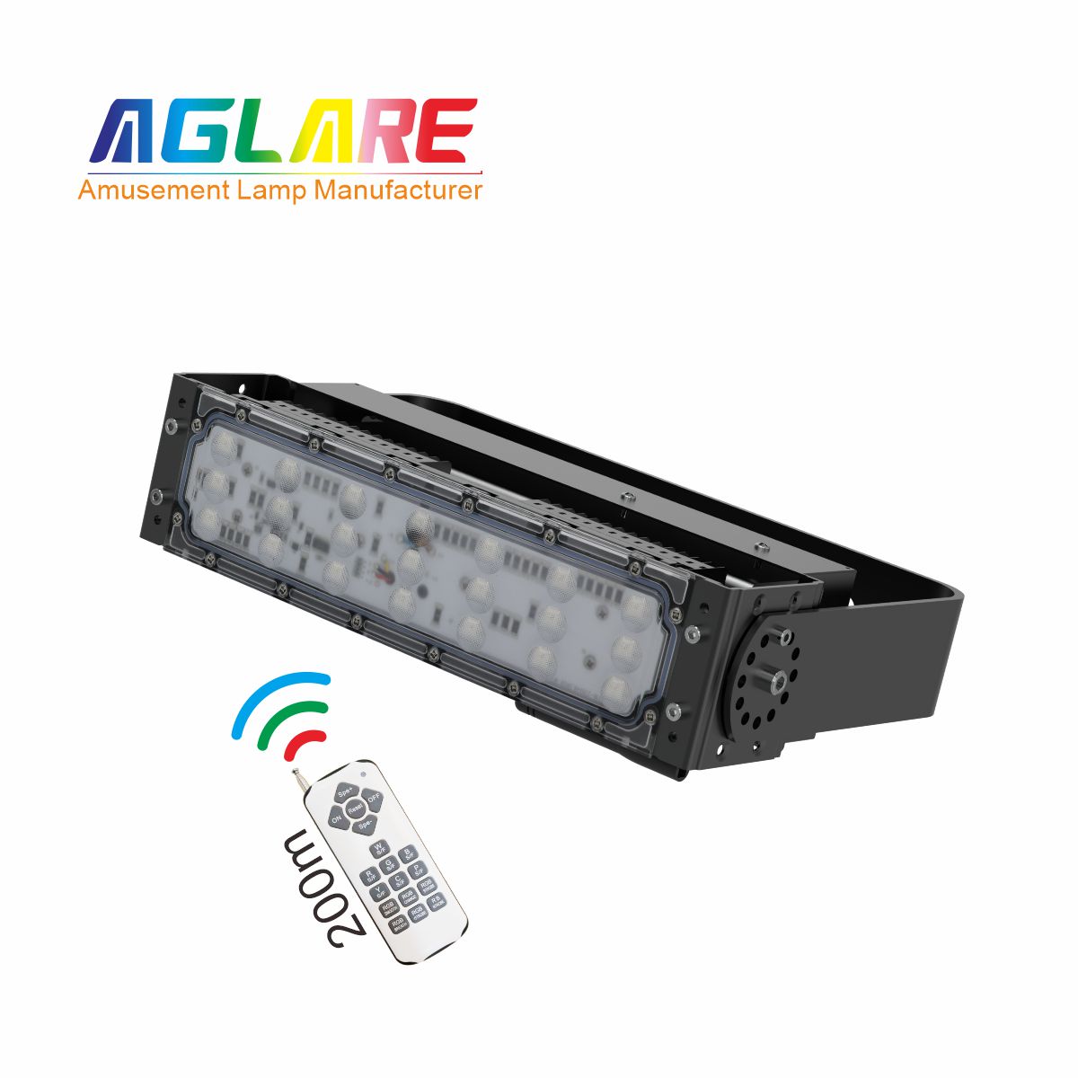 50W LED彩色投光灯带？仄