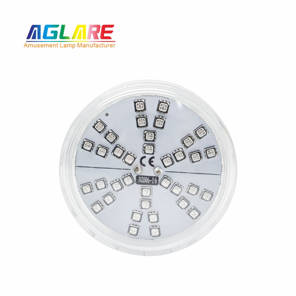 60mm RGB LED游乐场灯1-16自动法式旋转成效- AC24V， 42led