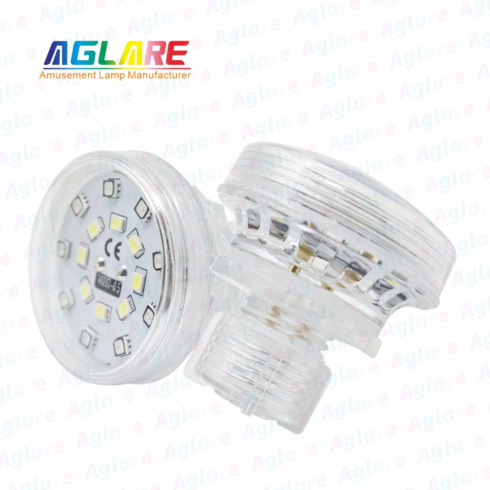 DW002法式1-16，AC24V 38mm RGB+W LED灯用于游乐设施